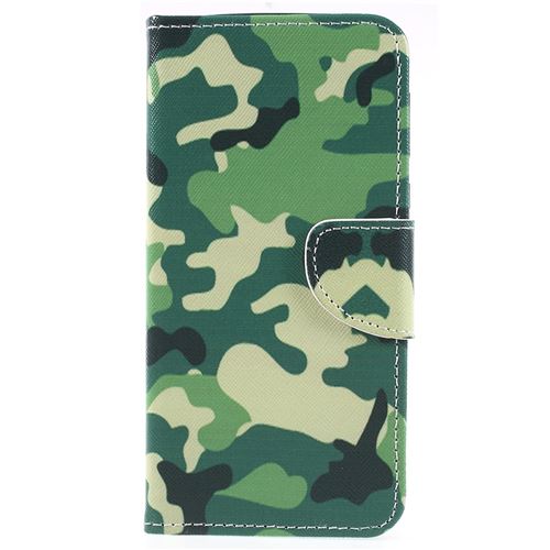 Etui en PU camouflage pour votre Motorola Moto E5 Plus