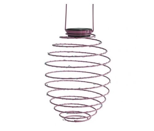 Mundus deco solaire spirale infinty - oe22,5 x h 38 cm - rose fuchsia