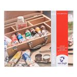 ECD Germany Kit de Peinture 34 pcs avec Acrylique avec Chevalet, 24  Peintures Acryliques, Châssis, Toile