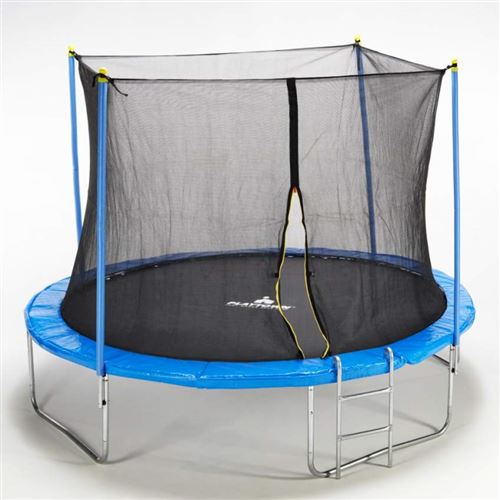 Trampoline PlayTown avec tapis Élastique 427 cm Filet de sécurité et rembourrage Kangaroo Xxl