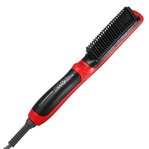 Brosse à cheveux Lisseur à barbe à chauffage rapide Réglementation européenne avec écran