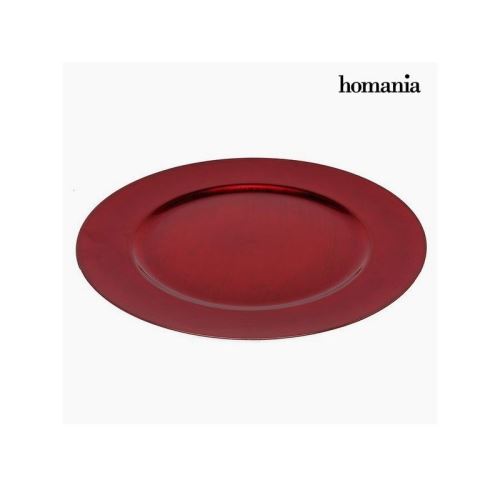 Assiette plate homanía 942 rouge