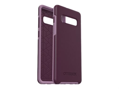OtterBox Symmetry Series - Achterzijde behuizing voor mobiele telefoon - polycarbonaat, synthetisch rubber - tonic violetpaars - voor Samsung Galaxy S10+