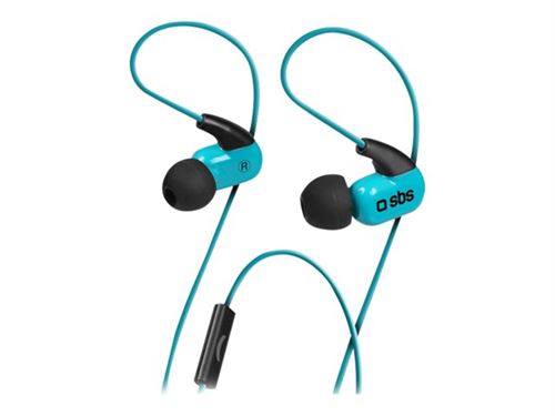 SBS Runway Ghost - In-ear hoofdtelefoons met micro - inwendig - met bekabeling - 3,5 mm-stekker