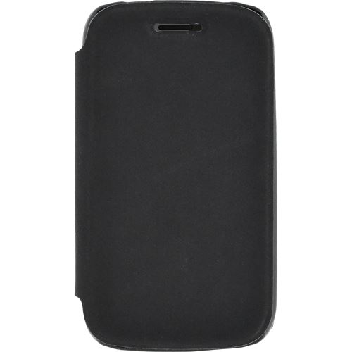 Etui coque Bigben Blueway Folio pour Wiko Ozzy, Noir