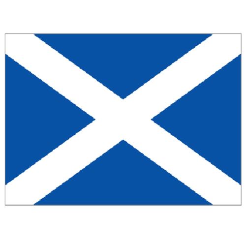 Supportershop-Drapeau Ecosse polyester avec 2 œillets metalliques - 150 x 90 cm