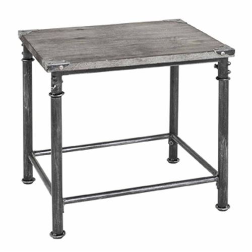 Paris Prix - Table D'appoint Vintage océane 45cm Noir