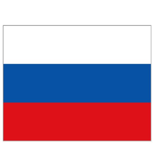 Supportershop-Drapeau Russie polyester avec 2 œillets metalliques - 150 x 90 cm