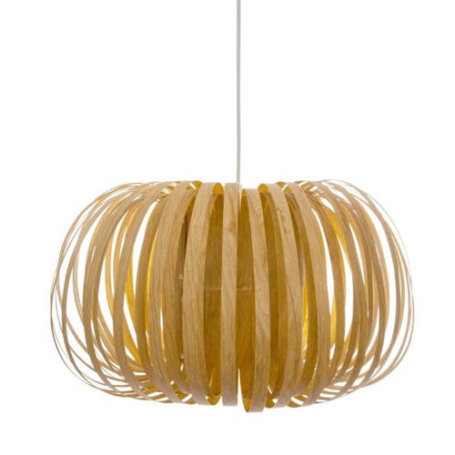 Suspension effet bois - D 46 cm