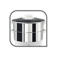 SEB VC1451 Convenient - Cuiseur vapeur - 900 Watt - Blanc/inox