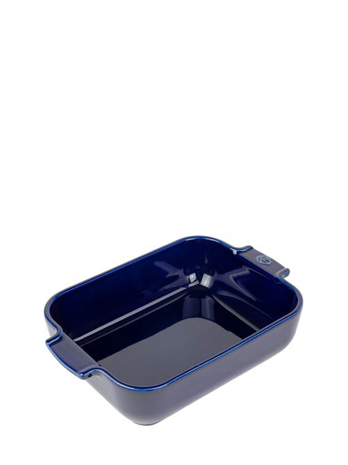 Peugeot - Plat four céramique rectangle bleu profond 25 cm - 10'