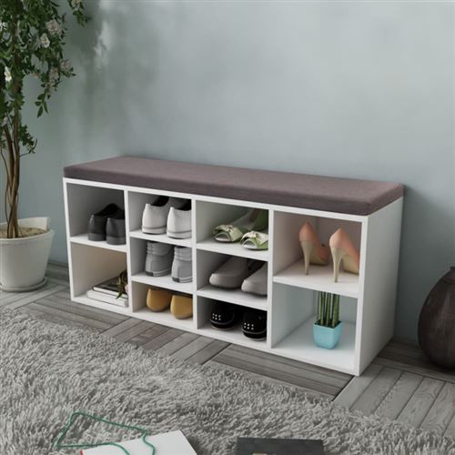 Vidaxl Blanc/Marron Et - Image 3