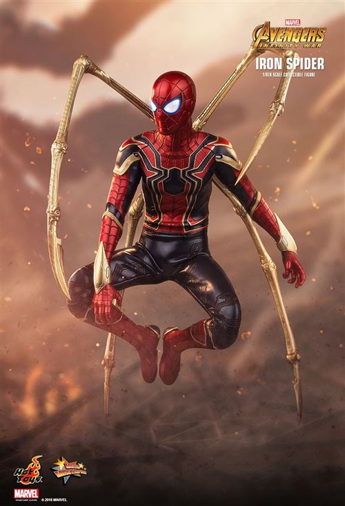 Infinity War Avengers Spiderman figurine d'action fer Spider-Man venin voiture  décoration modèle jouets