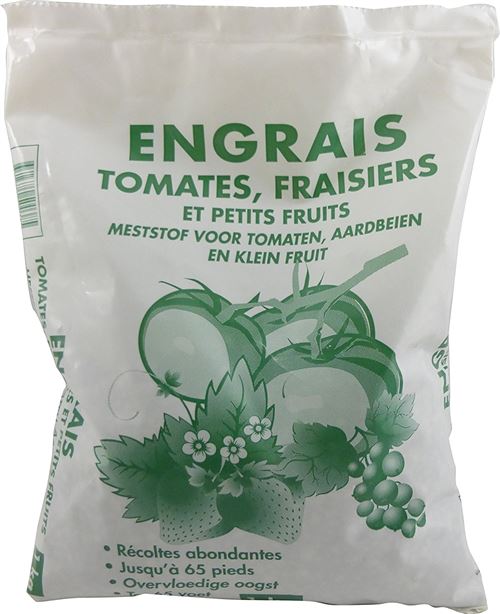 Florendi Jardin Engrais Tomates/Fraisiers/Petits Fruits - Blanc 13 x 5 x 25 cm