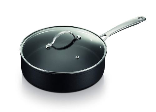 sauteuse en aluminium 24cm avec couvercle - 30003743