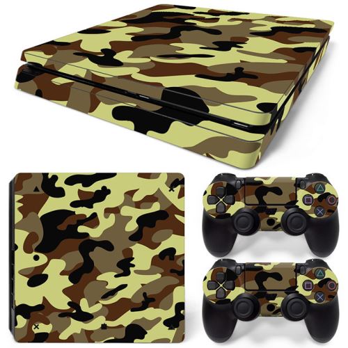 Autocollant Stickers Skin de Protection pour Console et Manette Sony Playstation PS4 Slim #9