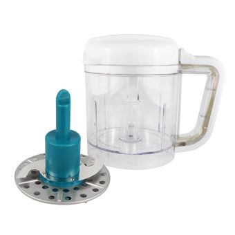 Cuiseur A Vapeur Et Mixeur Pour Bebe Robot De Cuisine Blanc Bleu Fonctions 2 En 1 Cuiseur Vapeur Et Melangeur Cuiseurs Achat Prix Fnac