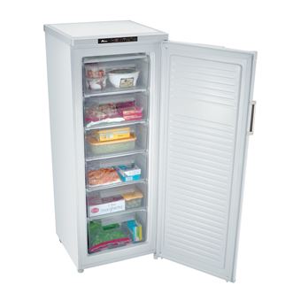 Candy CCOUS 5142IWH - Congélateur - vertical - largeur : 55 cm - profondeur : 58 cm - hauteur : 143 cm - 156 litres - classe A+ - blanc