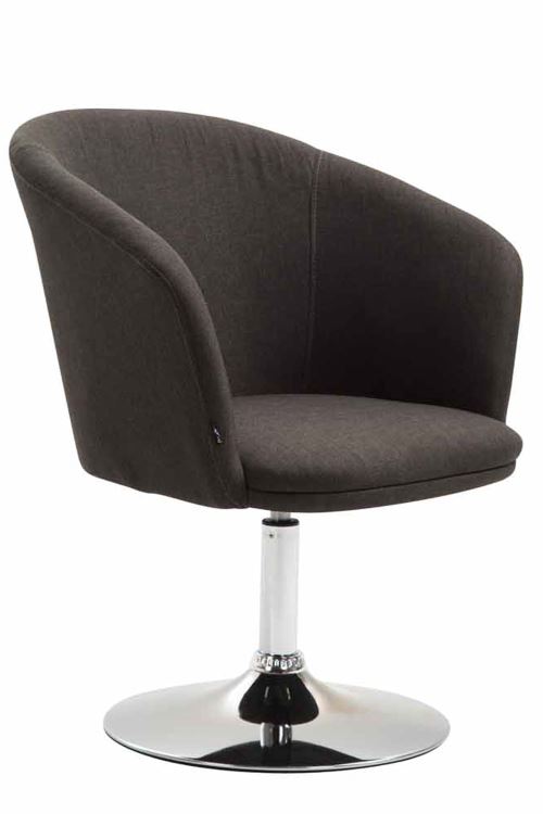 Chaise lounge Arcade en Tissu - Siège Gris foncé