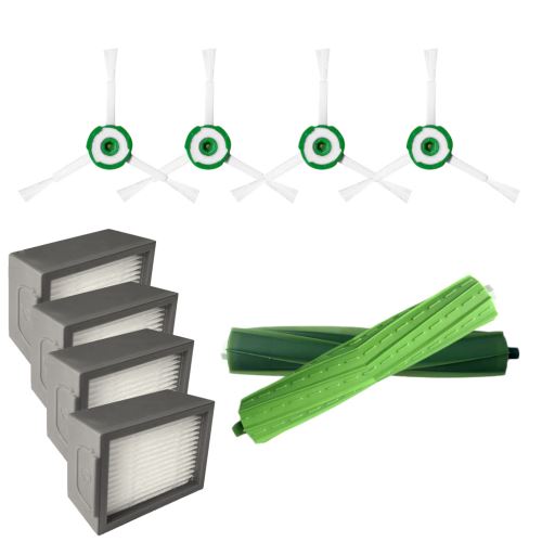 Side Brosse et filtres Hepa et pour Brosse Core i7 iRobot Roomba + Core i7 / Core i7 plus E5 E6 E7