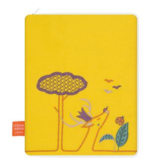 Protège Carnet de Santé Daim Moutarde L'Oiseau Bateau - 1