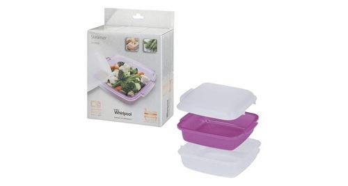 Wpro STM008 Plat vapeur pour micro-ondes Whirlpool avec fonction vapeur. Dim : 24 cm