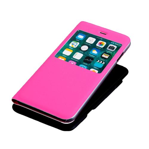 Coque Apple Iphone 8, Lincivius® [FLIP SVIEW], Housse Apple Iphone 8 Etui Rabat Folio Fenêtre de Visionnage, Protection Integrale