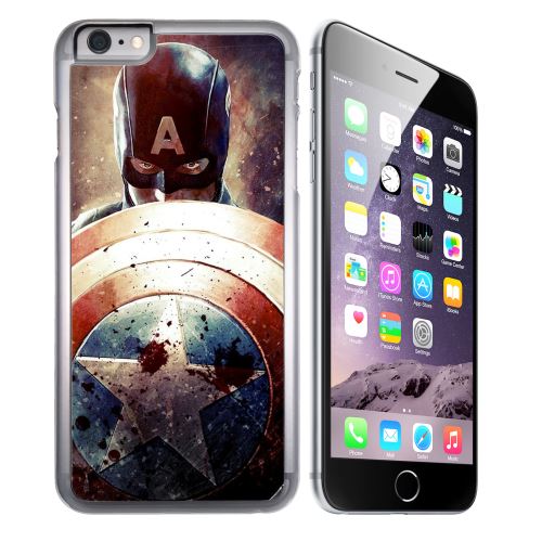 Coque pour iPhone 6 et iPhone 6S captain america grunge avengers