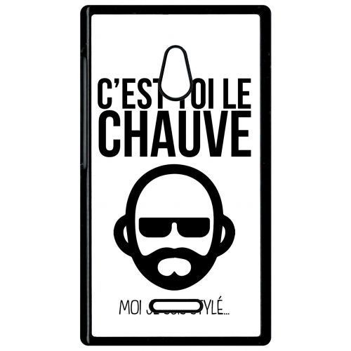 Coque nokia x2 c est toi le chauve moi je suis styl 2