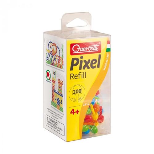 Quercetti Pixel aanvuldoos 10mm 200 pcs