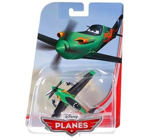 Disney planes : avion vert et noir ripslinger - n°x9465 - cars