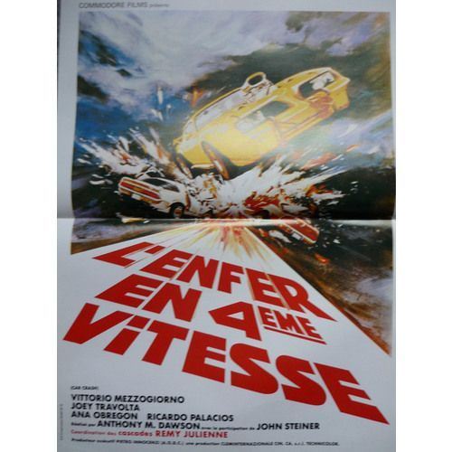 L'Enfer En 4ème Vitesse AFFICHE CINEMA ORIGINALE