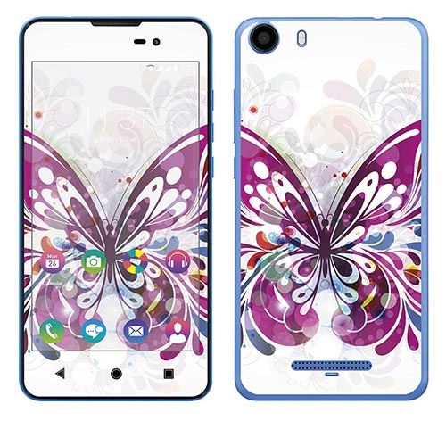 Skin Stickers Pour Wiko Lenny 2 (sticker : Papillon Vectoriel)
