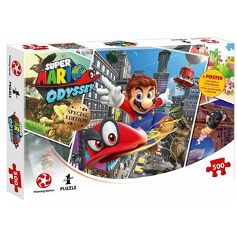 Puzzle 500 pièces Winning Moves Super Mario Odyssey World Traveler