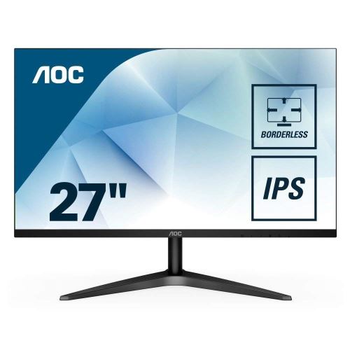 Moniteur Full HD Svelte sans Cadre de 1920 x 1080 IPS, 27, Noir