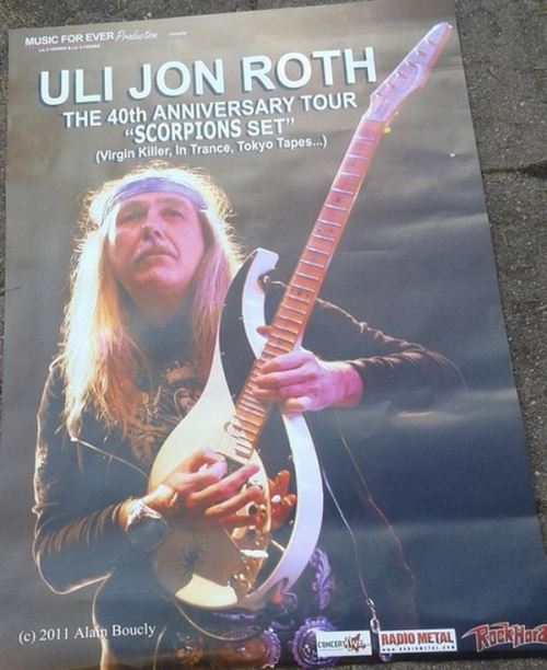 Uli Jon Roth - 70x100 cm - AFFICHE / POSTER