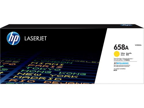 HP 658A Original Laserjet Cartouche De Toner (W2002a) Jaune de Inmac Wstore - Image 4