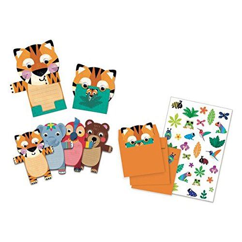 Djeco 8 Invitations Animaux Sauvages Autres Achat Prix Fnac