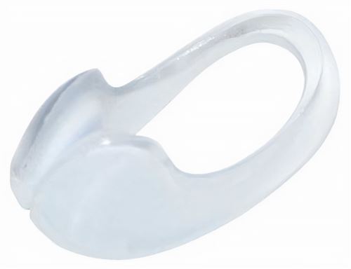 SwimTech pince-nez 14 x 11 cm en polypropylène transparent / blanc en 2 parties