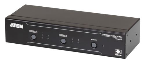 Aten VM0202H-AT-G Hdmi Matrix Noir 2 X 2 ports
