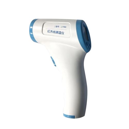 Thermomètre infrarouge temps numérique front bleu