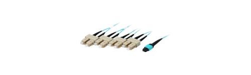 Equip mtp sc 50 125?m 5.0m 5m mtp 4x sc cyan câble de fibre optique (25557507)