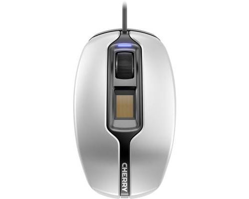 CHERRY Souris avec lecteur d empreintes MC 4900 USB argent