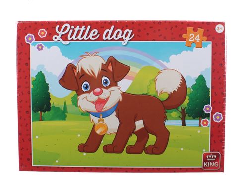 King puzzle Petit Chien dans le Parc 24 pièces