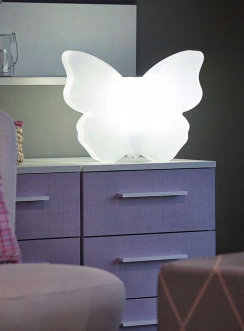 Design 8seasons shining butterfly 40 cm led rvb led basse consommation-outdoorleuchte de couleurs par 15 télécommande