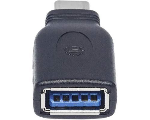 Adaptateur Manhattan USB Type C vers USB 3.0 / Bleu