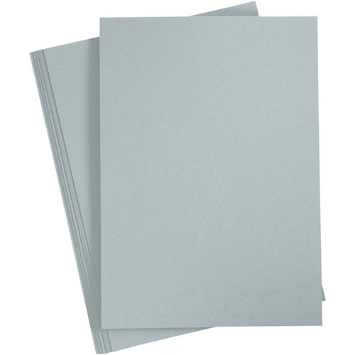 Creotime carton 21 x 29,7 cm 10 pièces 220 g gris