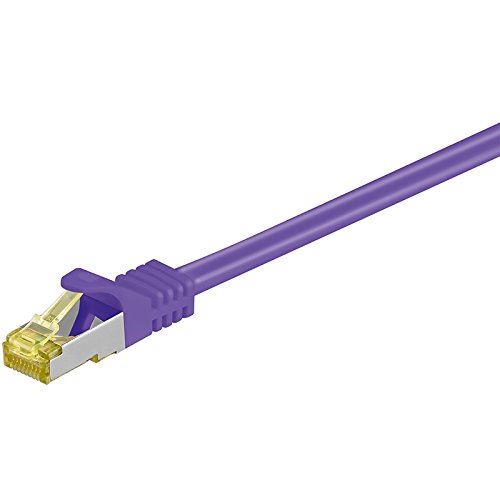 Goobay Violet Rj-45 Cat7 1M 1M Cat7 S/Ftp (S-Stp) Câble De Réseau - Câbles De Réseau (1 M, Cat7, S/Ftp (S-Stp), Rj-45, Rj-45, ) - Image 1