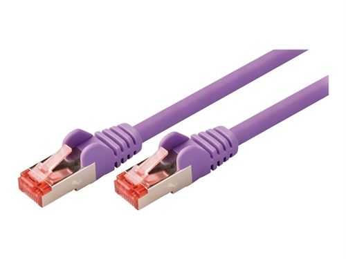 Valueline VLCP85221U025 Câble de réseau Cat6 S / ftp Rj45 (8/8) Mâle - Rj45 (8/8) Mâle 0,25 M Violet
