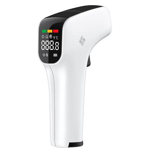 Thermomètre frontal corporel infrarouge numérique 02 - Blanc